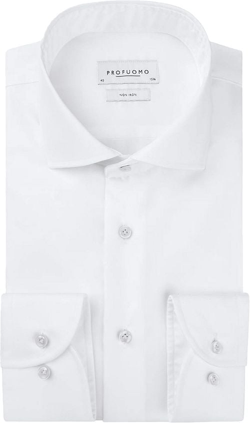 Profuomo Hemd Extra Lange Ärmel Cutaway Weiß Product