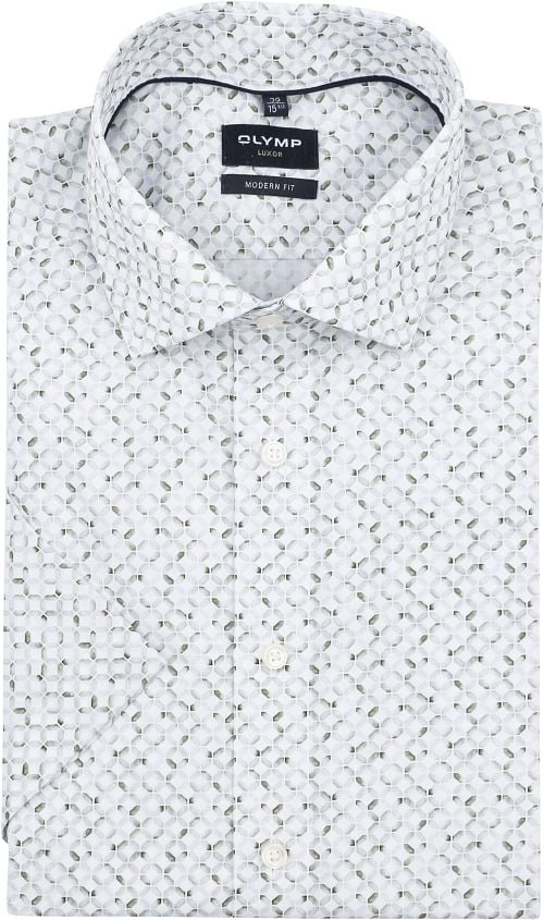 Olymp Luxor Shirt Print Olive Product
