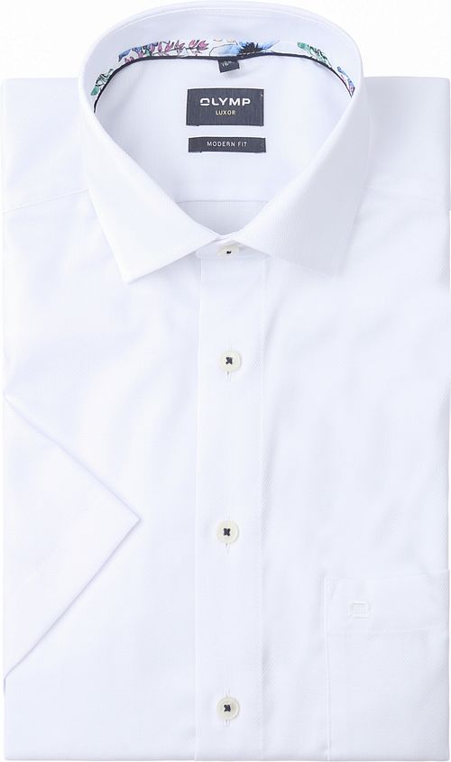 OLYMP Modern-Fit Short Sleeve Shirt White Product