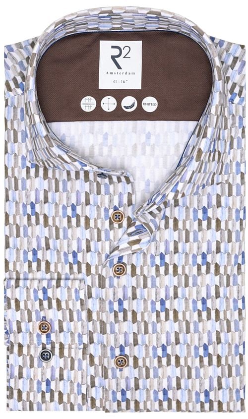 R2 Shirt Knitted Pillows Light Blue Product