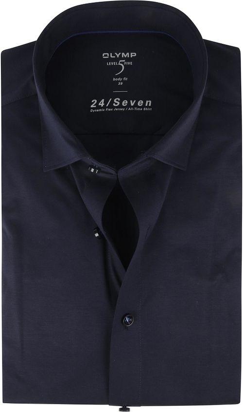 OLYMP Chemise Level 5 24/Seven Bleu Marine Product