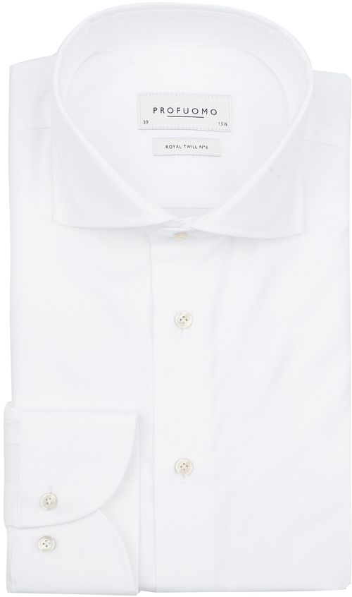 Profuomo Hadleighs Royal Twill Hemd No6 White Product