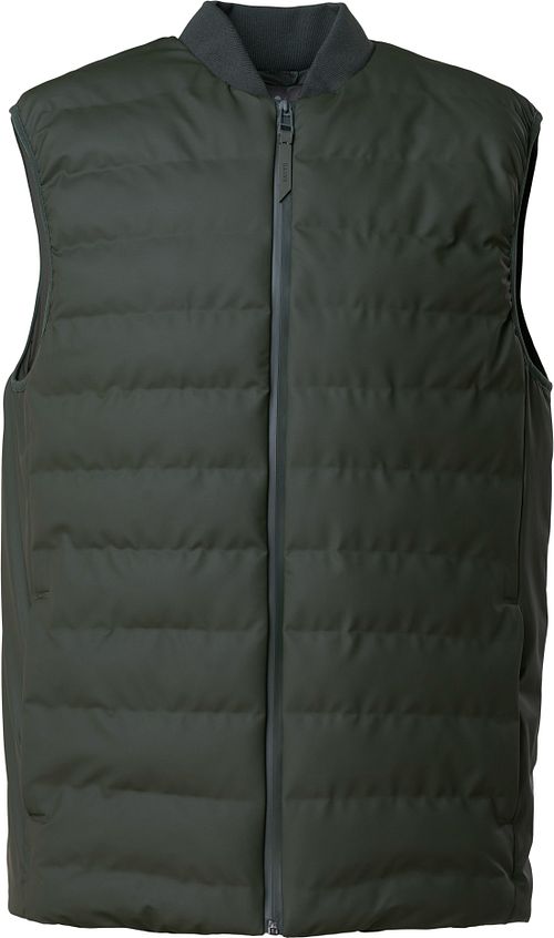 Rains Bodywarmer Trekker Donkergroen Product