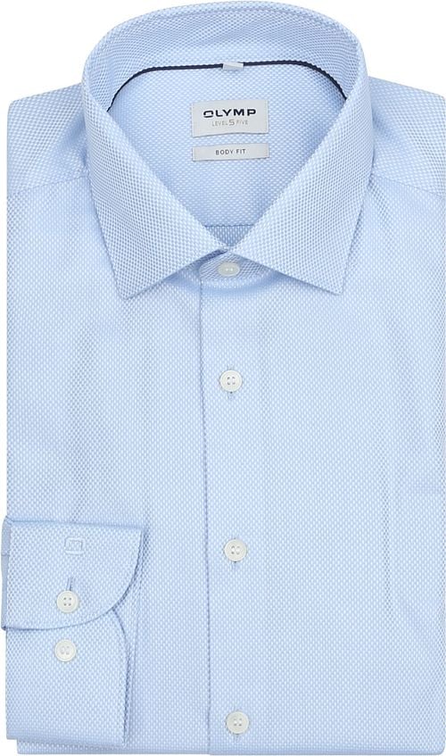 Olymp Level 5 Dobby Shirt Light Blue Product