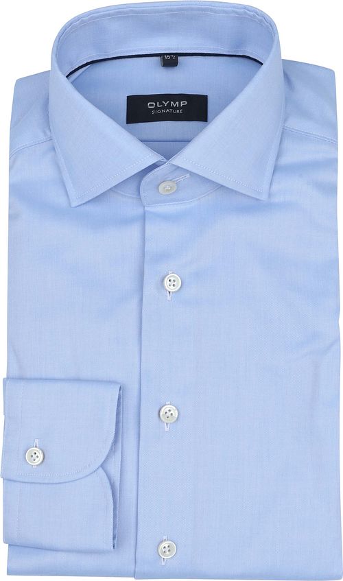 Olymp Signature Twill Shirt Light Blue Product