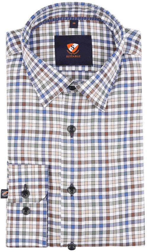 Suitable Hemd Bruin Ruiten Product
