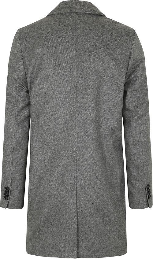 Suitable K150 Coat Woolmix Grey Product / Achterkant