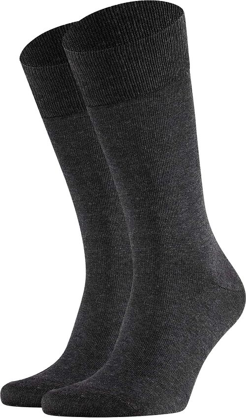 Falke Happy Socks 2 Paires Anthracite Melange Product