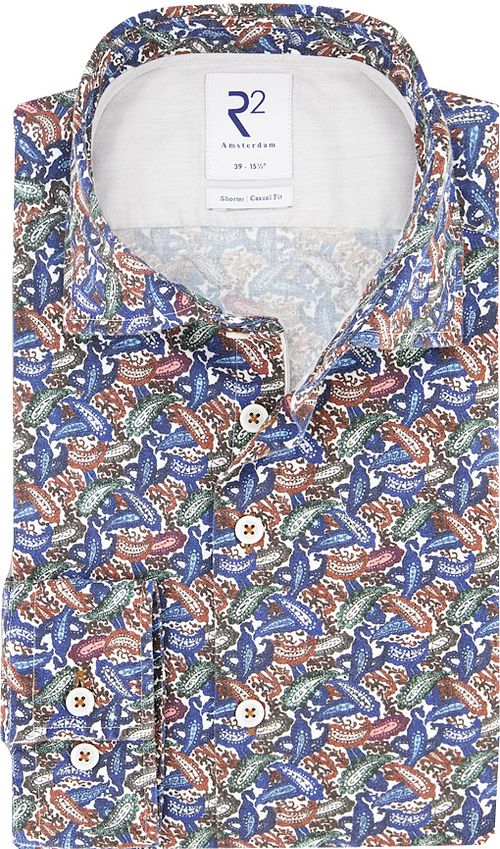R2 Shirt Widespread Paisley Multicoloured Product