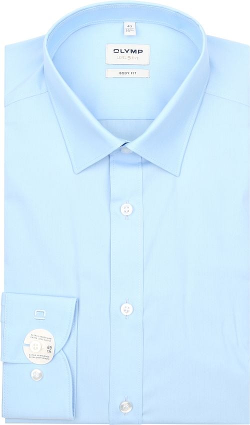 OLYMP Level Five Hemd Hellblau Extra Lange Ärmel Product