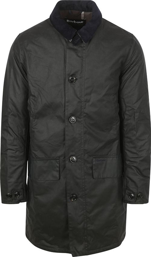 Barbour Wax Coat Mac Navy