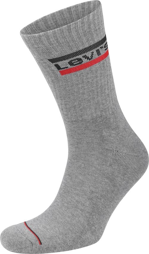 Levi's 2-Pack Sportswear Socken Grau Weiß Product