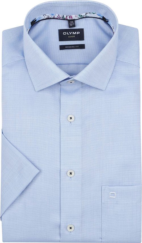 OLYMP Modern-Fit Kurzarm Blau Product