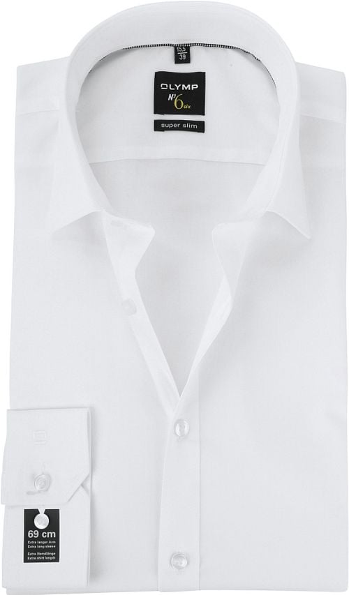 OLYMP No'6 six Shirt Skinny Fit Extra Long Sleeve White Product