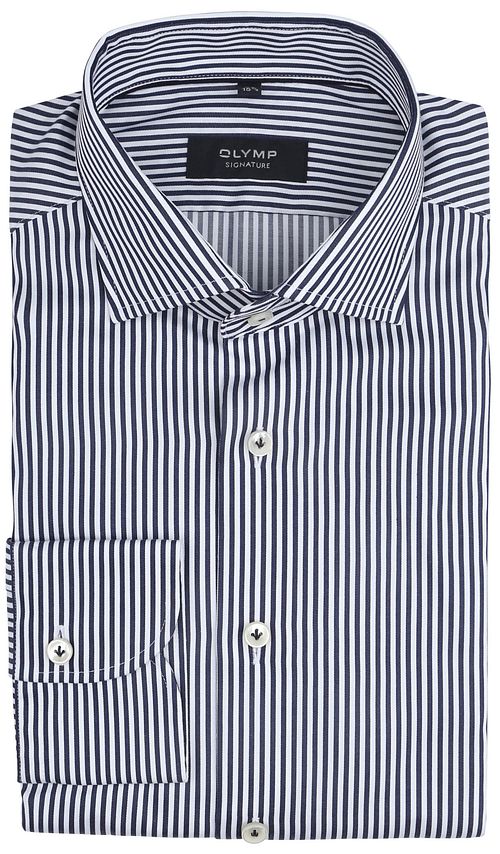 Olymp Chemise Signature Rayures Bleu Product