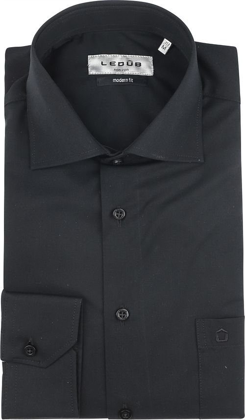 Ledub Shirt Black Chest Pocket Product
