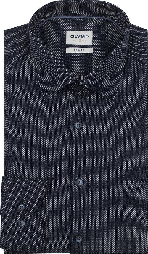 Olymp Level 5 Shirt Pinpoint Navy Product