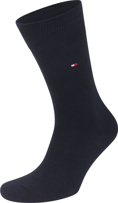 Tommy Hilfiger Socks 2 Pair Dark Blue Stripe Product