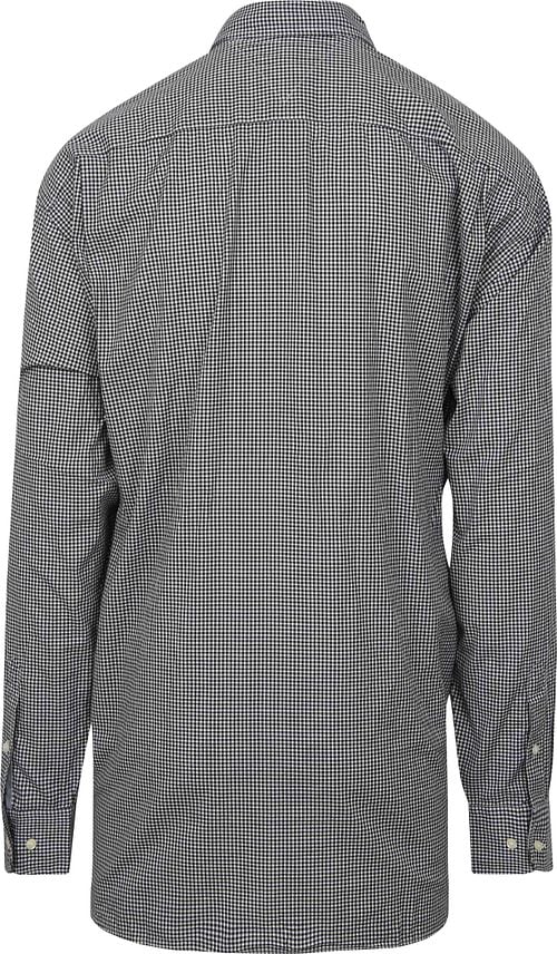 Tommy Hilfiger Big And Tall Overhemd Ruit Blauw Product / Achterkant