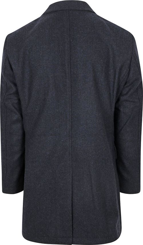 McGregor Coat Wool Herringbone Navy Product / Achterkant