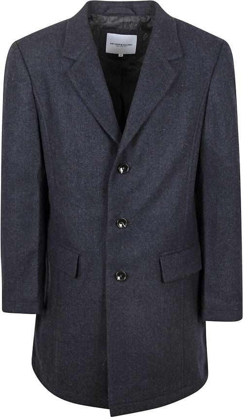 McGregor Coat Wool Herringbone Navy Product