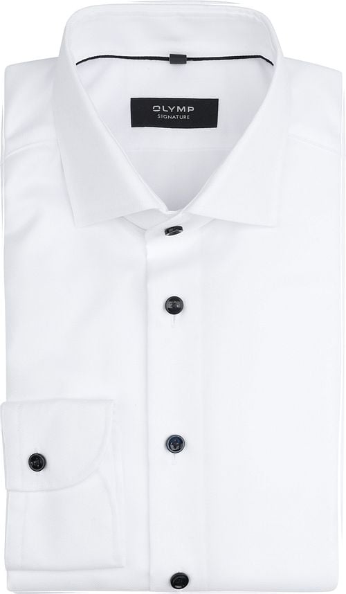 Olymp Signature Overhemd Twill Wit Product