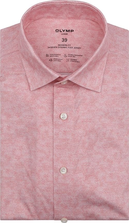Olymp Luxor Overhemd Stretch Roze Product