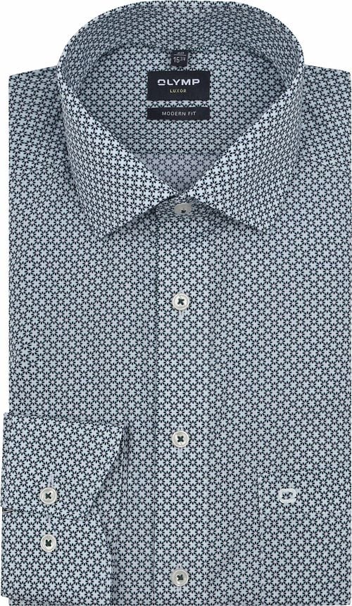 Olymp Luxor Shirt Floral Print Green Product