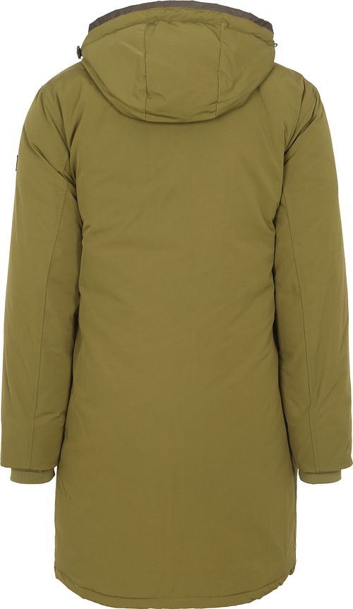 Scotch & Soda Veste Parka Vert Olive Product / Achterkant