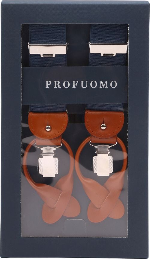 Profuomo Suspenders Petrol Verpakking