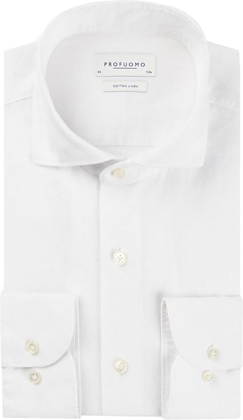 Profuomo Linen Shirt White Product
