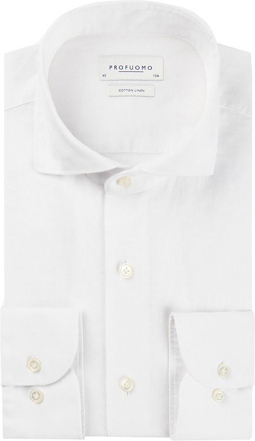 Profuomo Linnen Hemd Wit Product