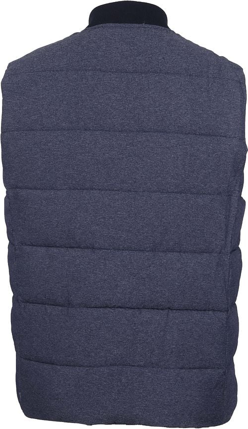 Scotch and Soda Bomber Bodywarmer Donkerblauw Product / Achterkant