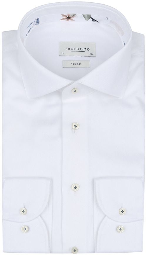 Profuomo Twill Hemd Weiß Product