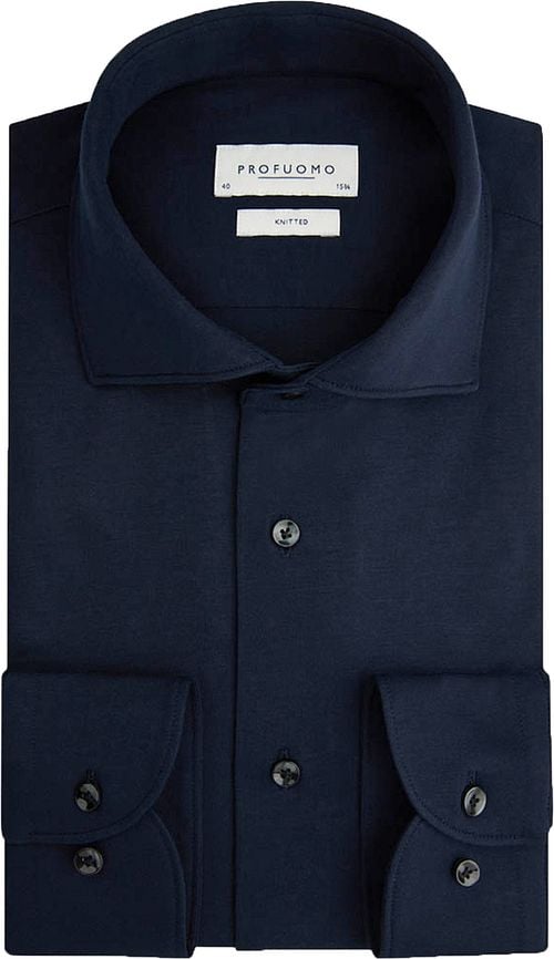 Profuomo Knitted Shirt Navy Product