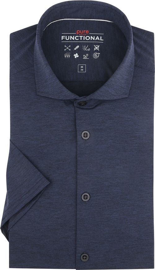 Pure Short Sleeve The Functional Shirt Navy Product