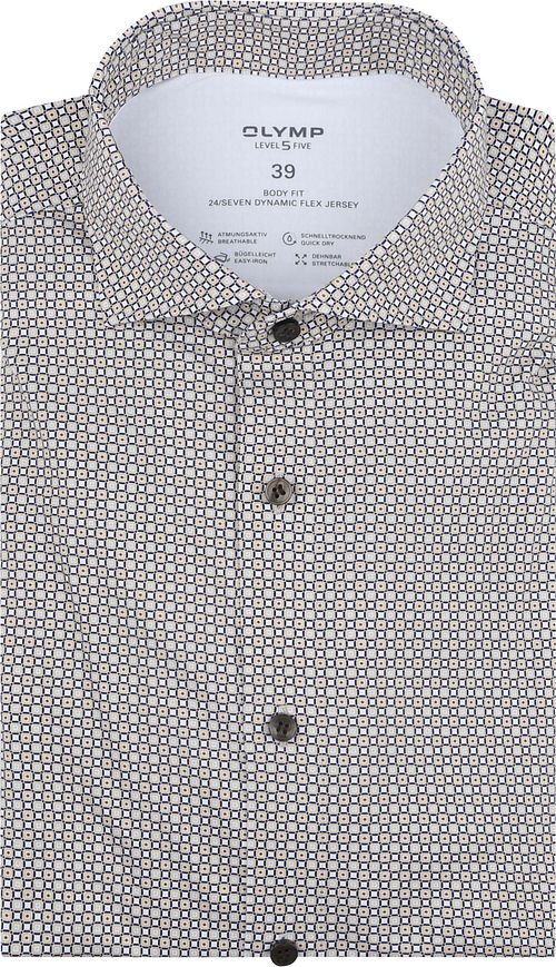 OLYMP Chemise Level 5 Impression Beige Product