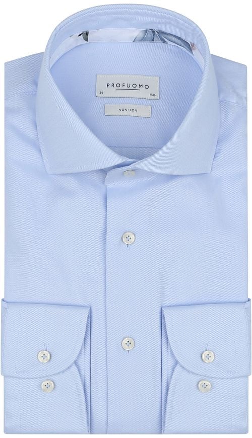 Profuomo Twill Shirt Light Blue Product