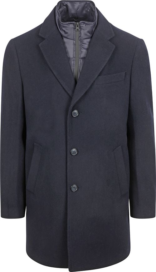 Suitable Coat Wool Twill Navy Product