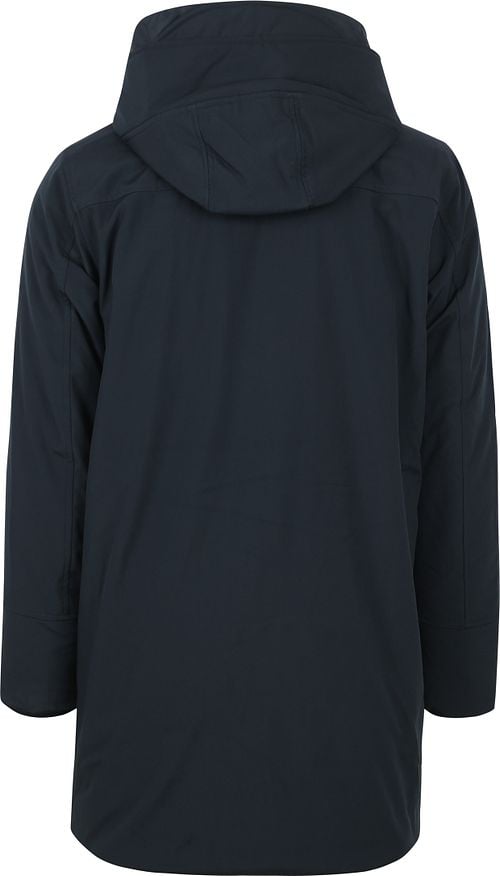 KnowledgeCotton Apparel Veste Climate Shell Marine Product / Achterkant