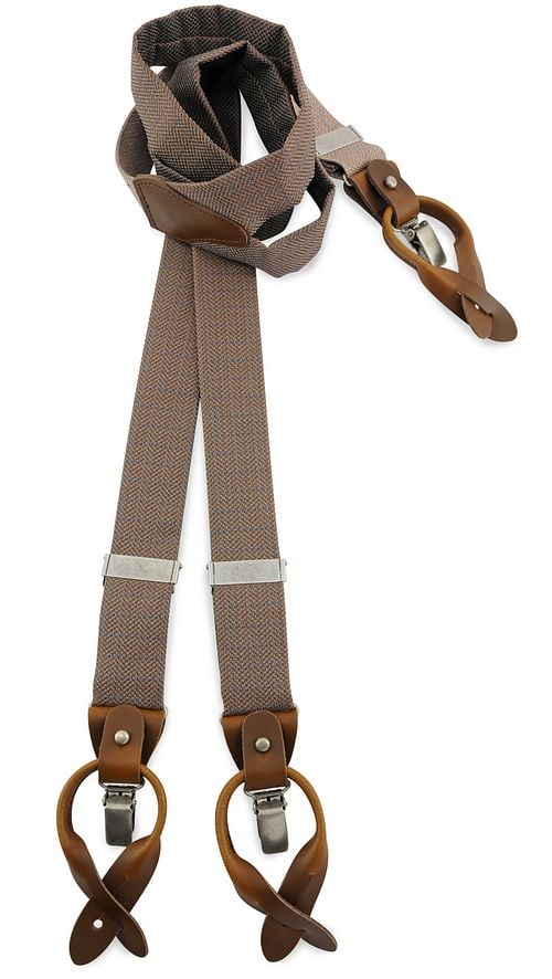 Sir Redman Luxury Suspenders Essential MacMillan Brown Product / Detail