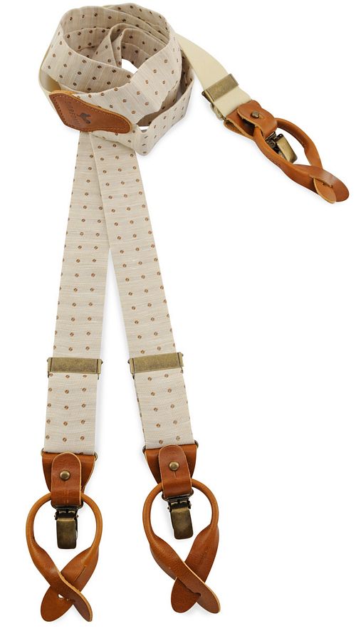 Sir Redman Suspenders Combi Pack Dapper Dot Beige Product / Detail
