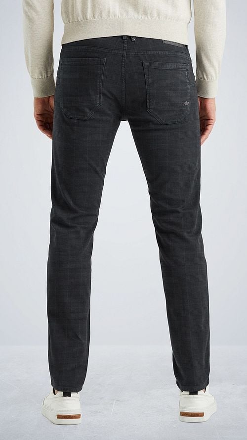 PME Legend Nightflight Trousers Checks Navy Model / Achterkant