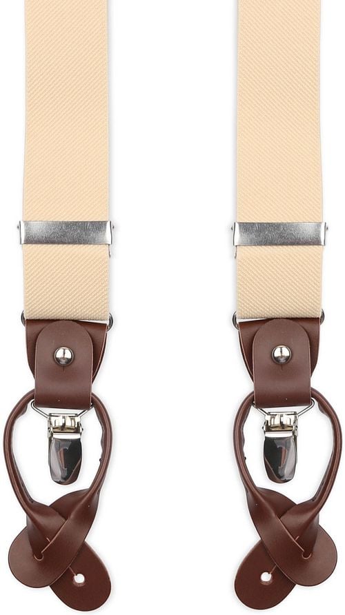 Suitable Luxe Suspenders Ecru Product