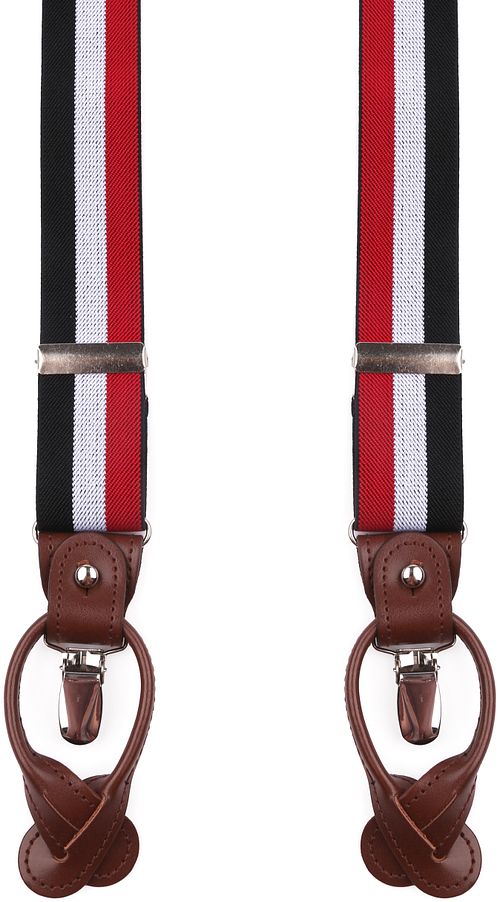 Suitable Luxe Bretellen Rood Wit Blauw Product