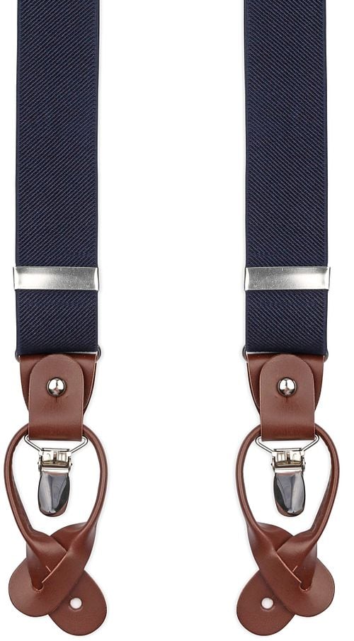 Suitable Luxe Suspenders Navy Product