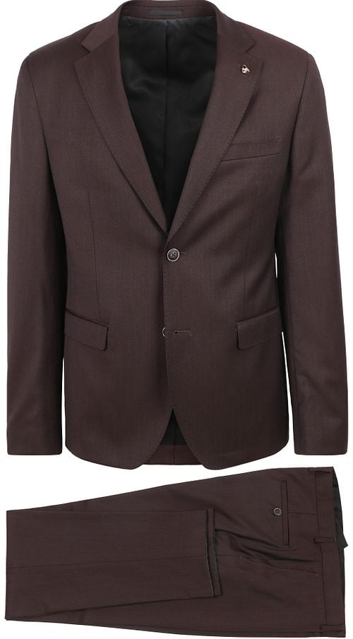 Suitable Suit Strato Wool Bordeaux Product