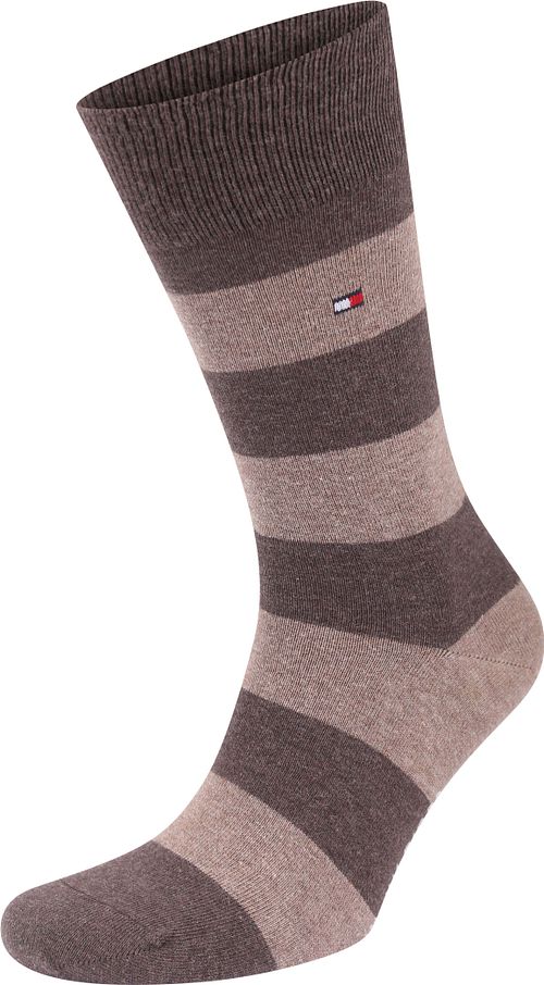 Tommy Hilfiger Sokken 2 Paar Rugby Bruin Product