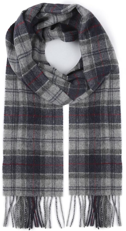 Barbour Schal Tartan Lammwolle Grau Product