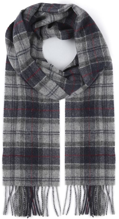 Barbour Sjaal Tartan Lamswol Grijs Product